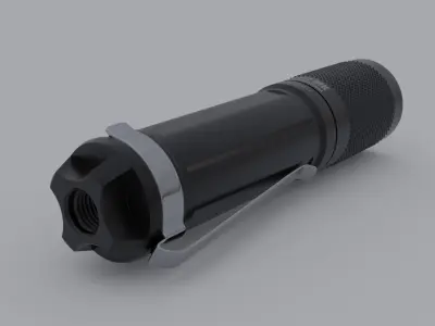 Pocket flashlight 3D model