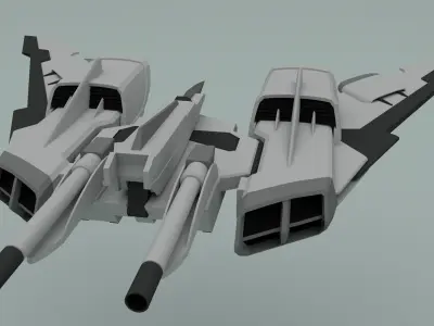 ZGMF-X19A Fatum 01  3D model