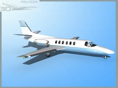 Falcon3D Citation V 560 F01 3D model