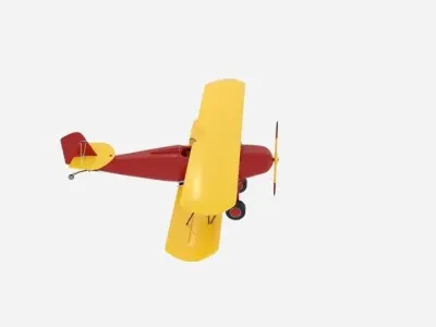 The Consolidated Model 14 Fleet Biplane 3D model