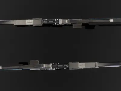 Star wars dc-15a blaster rifle Low-poly 3D model