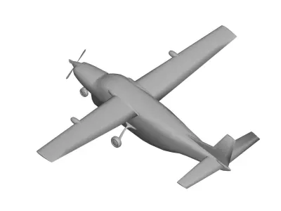 Cessna 208 3D model