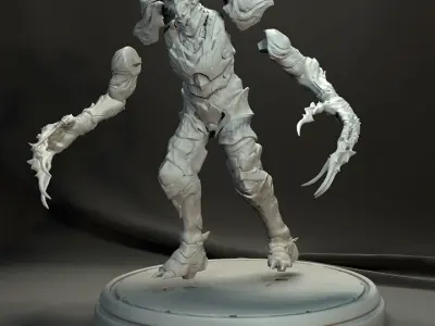 Krux - Creature 3D Print Character  ZTL OBJ STL 3D print model