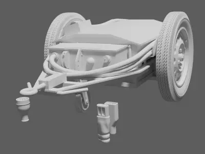 RAF Trolley-Acc Starter 3D print model