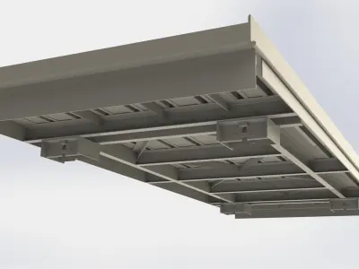 Kiln Car Frame Free 3D model