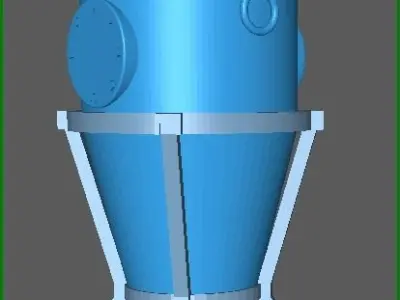 Naval Mine for Nusret Minelayer 3D print model