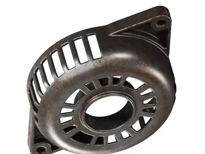 Rusty Alternator Housing 3D model