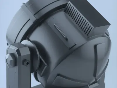 Batman searchlight 3D model