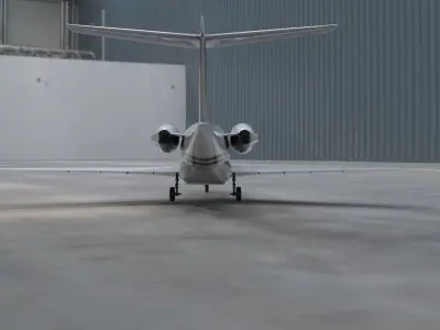 Hawker 4000 3D model