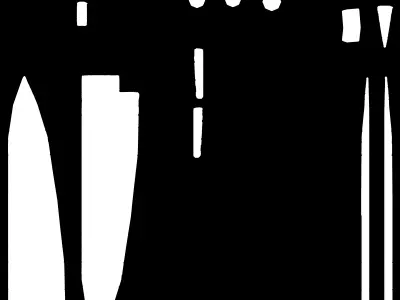 Kitchen Knife 3D model Free low-poly 3D model