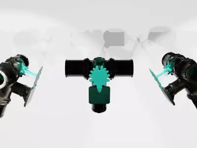 Radiation Liquid Leak Remix LowPoly LOD Low-poly 3D model