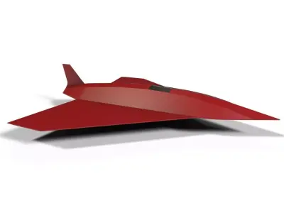 hadid110 dalahu kamikaze drone lowpoly Low-poly 3D model