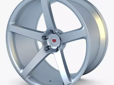 Vossen VPS-303 19 wheel silver 3D model
