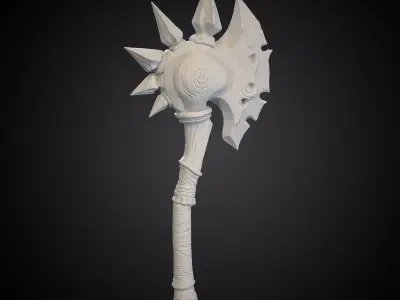 Stylized Axe 06 3D model