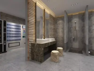 Spa Recreation Center 3D model