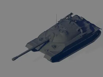 IS 7 Tank 3D model