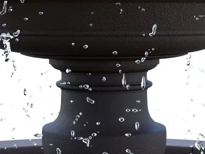 Campania - Caterina Fountain in Basin 3D model