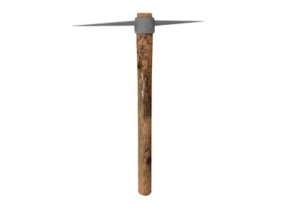 Pick Axe Tools Low-poly 3D model