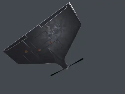Dron low poly 3d model Free low-poly 3D model