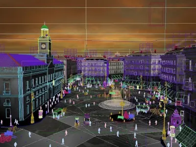 Plaza Puerta del Sol de Madrid 3D model