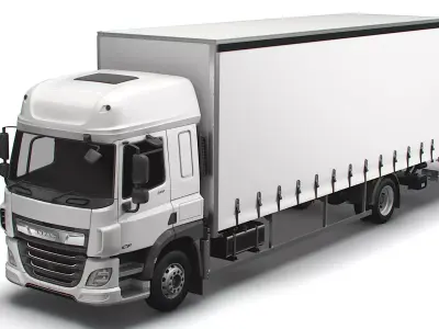 DAF CF Box 2020 3D model