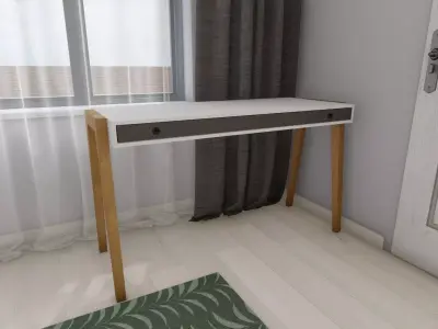Table desk Free 3D model