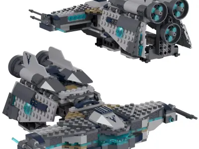 Lego - 75147 StarScavenger 3D model
