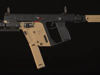 kriss vector g2 Low-poly 3D model