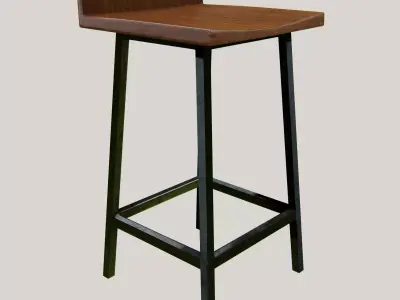 Counter Stool Free 3D model purchase