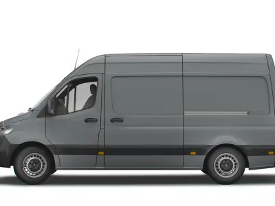 Mercedes Benz Sprinter L2H2 UK-spec 2020 3D model