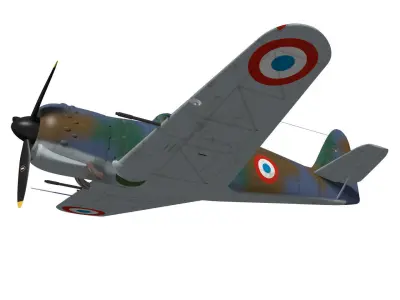 Bloch MB157 3D model