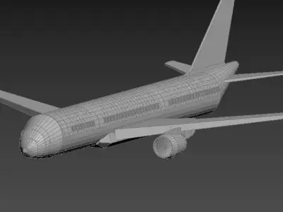 A-330-200 boeing - boeing Low-poly 3D model