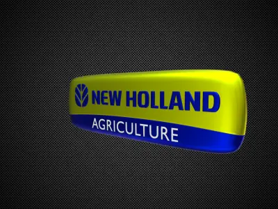 new holland logo 3D model