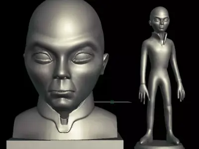 Roswell Alien 3D print model