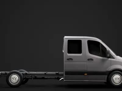 Mercedes Sprinter Chassis Crew Cab L3 RWD 2020 3D model