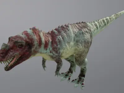 Ceratosaurus t-rex dinosaur 3D model