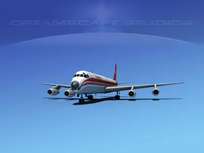 Douglas DC-8-63 Aero Peru 3D model