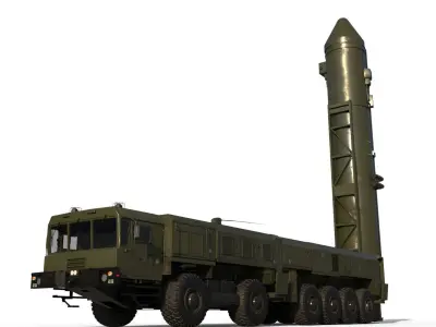 RS-26 Oreshnik Rubezh IRBM 3D model