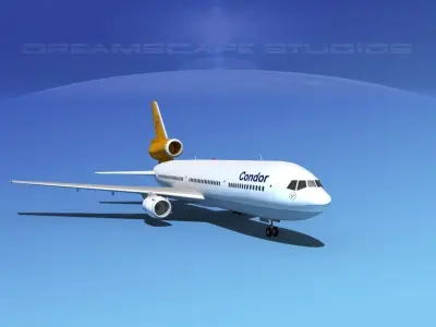 Douglas DC-10 Condor 3D model
