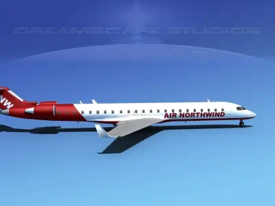 Bombardier CRJ900 Air Northwind 3D model