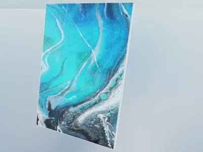 Wall Painting Free low-poly 3D model