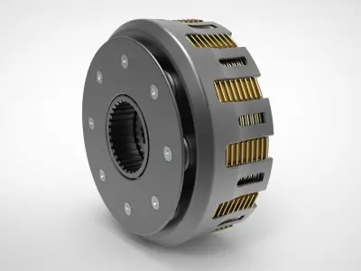 Motorcycle Clutch Free 3D model