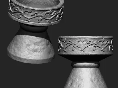 Stone Objects IMM Obj Brush Pack 12 in One 3D model