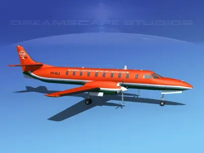 Swearingen SA226 Metroliner NLR 3D model