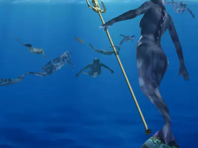 Ginika from Let There Be Earth Free 3D model