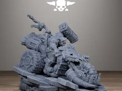 Orkaz Biker Boss 3D print model