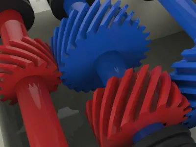 gear box Free 3D model