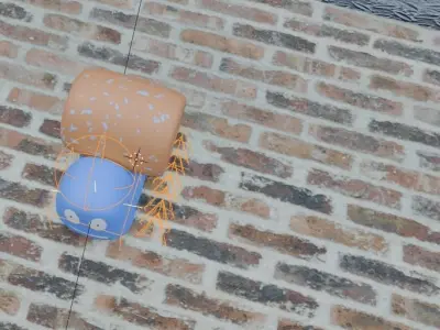 SNAIL MADE IN BLENDER FULLY RIGGED 3D model