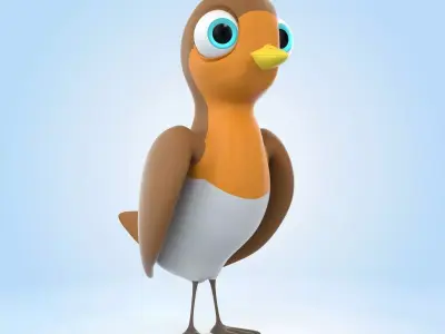 Robin Bird 3D model