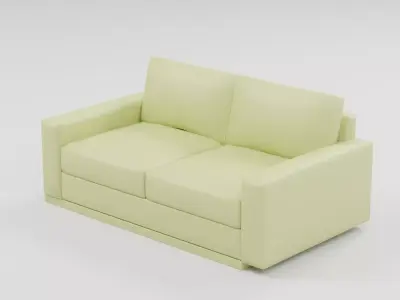 Modern Sectional Sofa with Chaise Lounge - Sample File 3D model